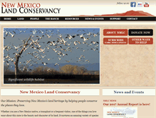 Tablet Screenshot of nmlandconservancy.org